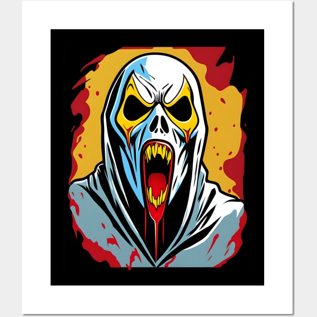 Ghostface Scream mask Wall Art by Untitled-Shop⭐⭐⭐⭐⭐